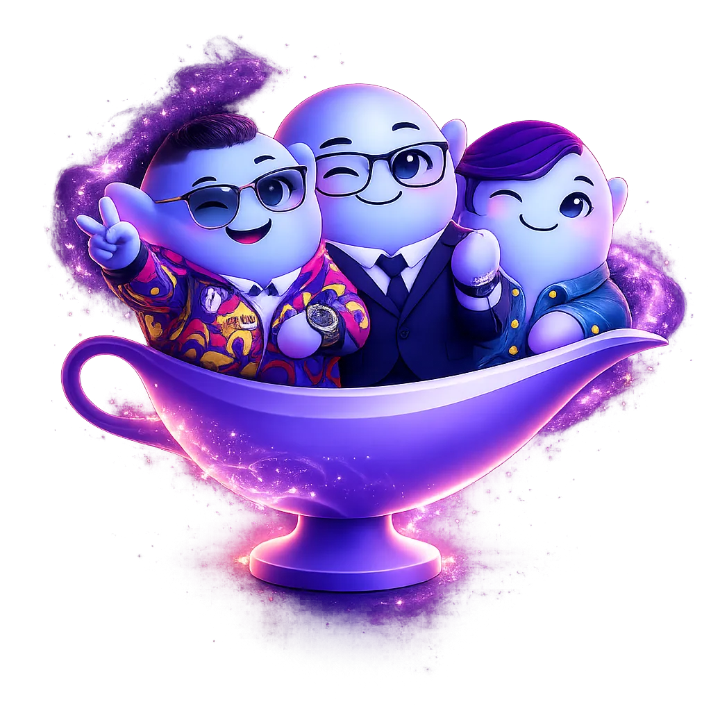 Three GiGi coaches in their lamp