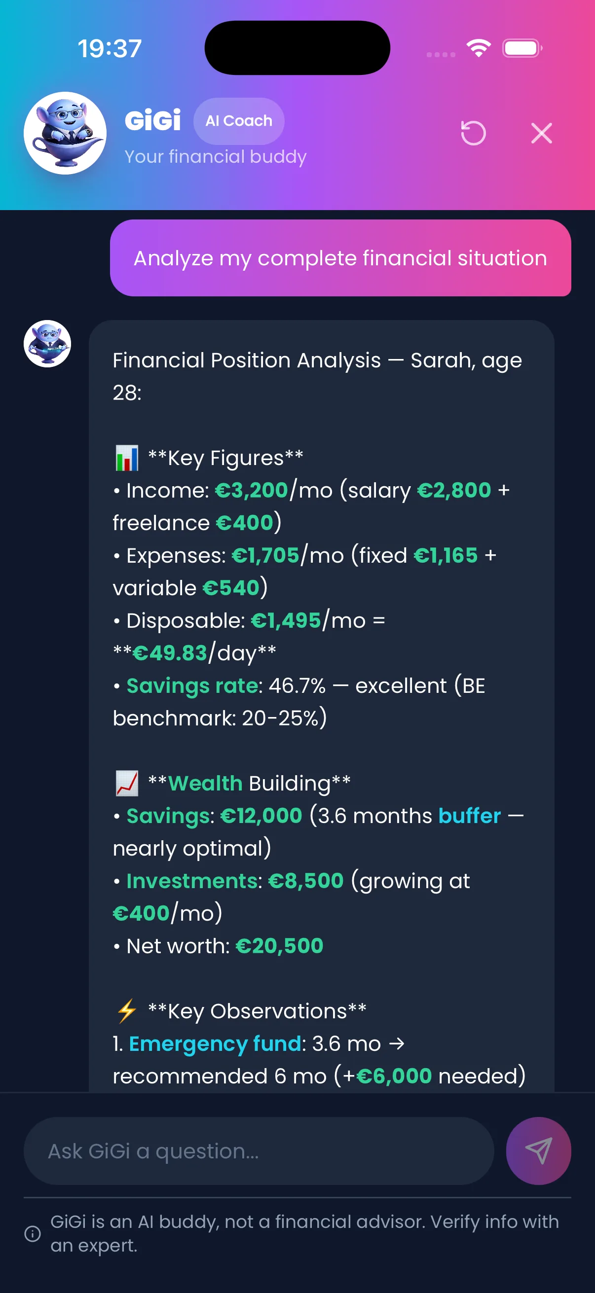 The Accountant in action